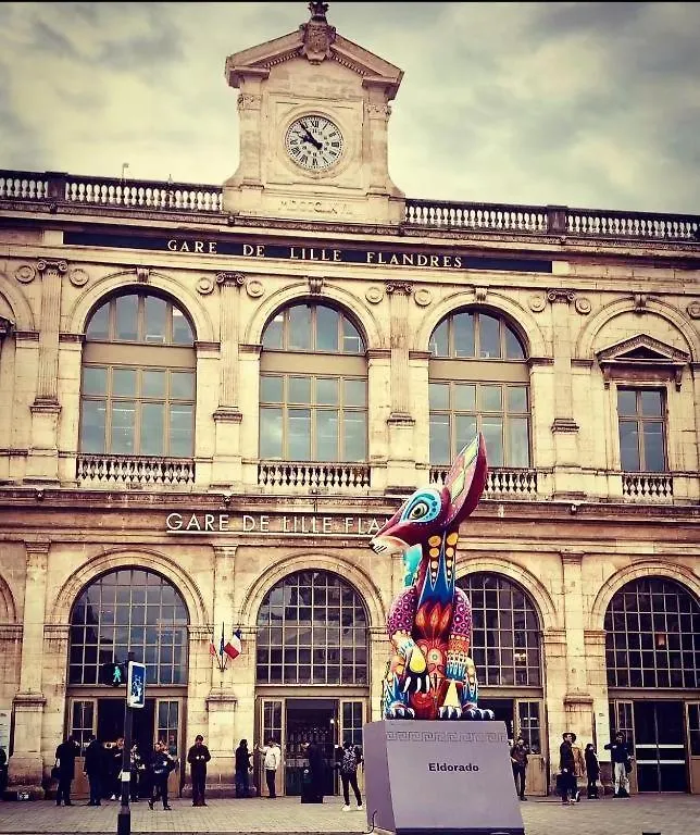 Gare Lille Flandres Hyper Centre Rue De Bethune Apartment 0*,  France